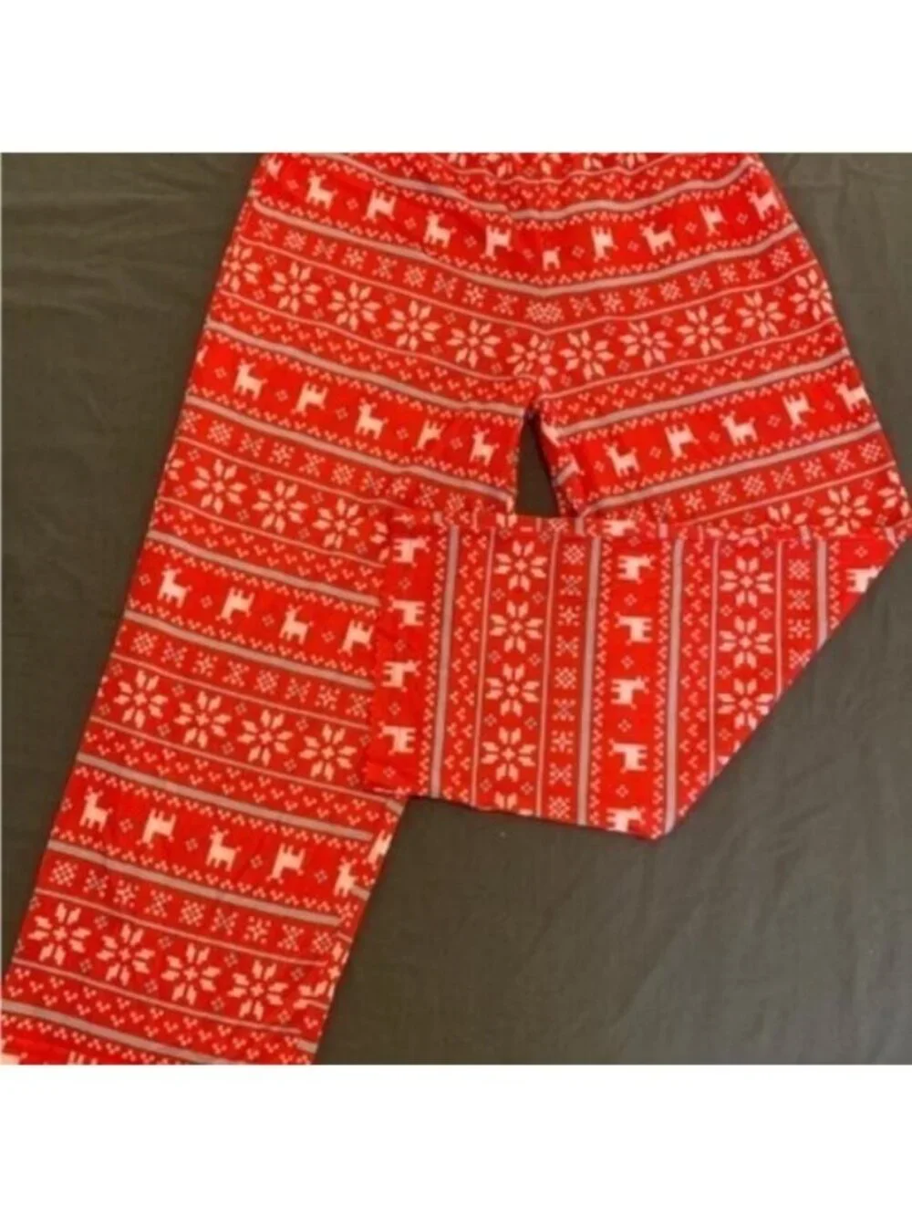 Kids Holiday Llama Pajama Pants - Picture 2 of 5
